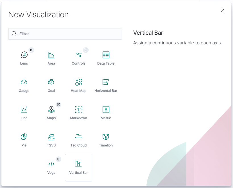 Creating our first Visualization